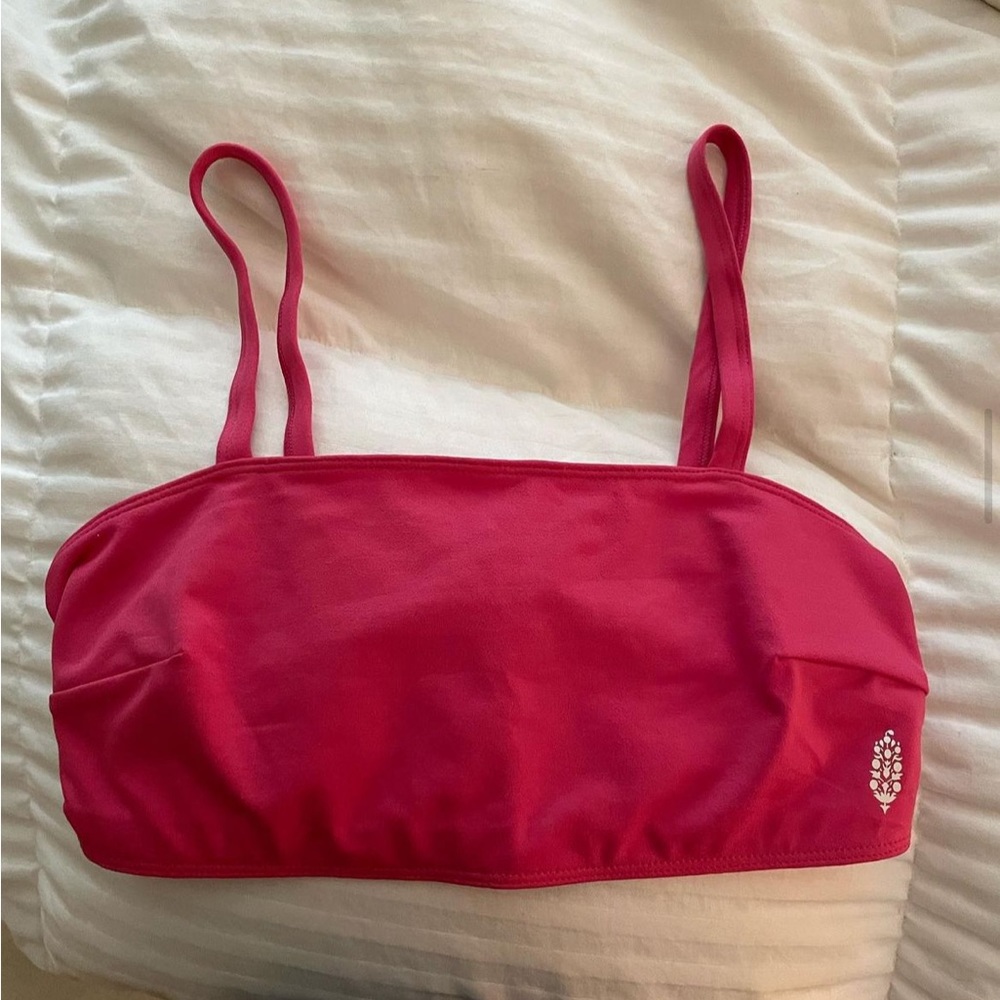 free people pink sports bra!